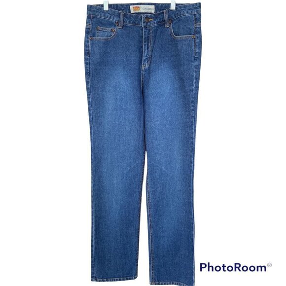 Vintage 66 Classic Denim Jeans Women’s Straight-Leg Medium Wash Size 12 - Picture 1 of 8